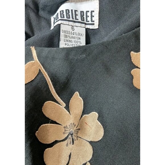 Vintage 90s Y2K Silk Midi Dress 6 Whimsigoth Fairy Grunge Flare Bias Babydoll - Picture 10 of 10